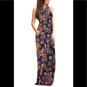 Racerback Floral Maxi Dress 🌺 🌸